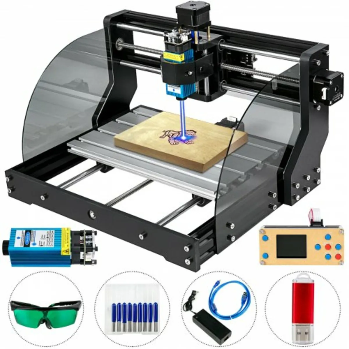 3018 Pro CNC Router 300×180×45 mm CNC Machine 5.5W - Image 1