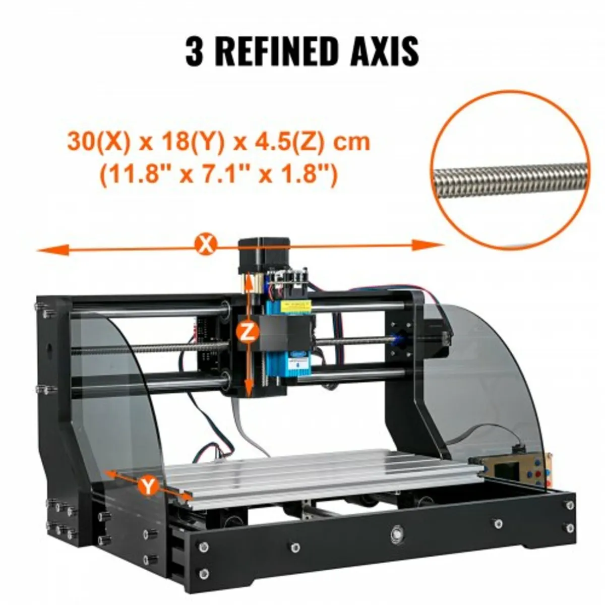3018 Pro CNC Router 300×180×45 mm CNC Machine 5.5W - Image 3