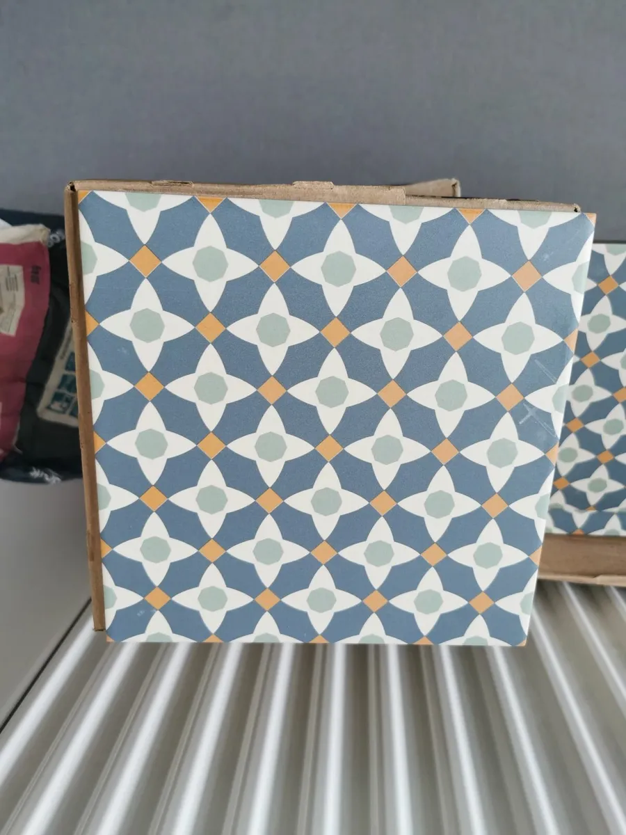 Brand new Tiles with grout and adhesive - Image 1