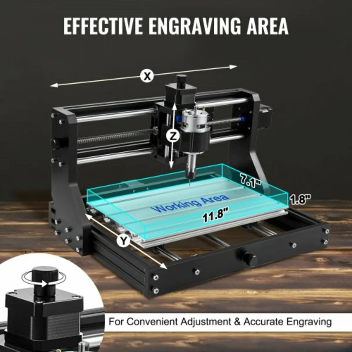 Cnc 3018 Pro 15W Cnc 3018 300×180×45mm Cnc Machine - Image 2