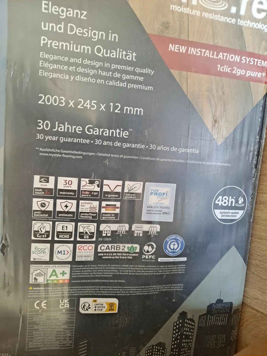 Laminate floors - wild west oak - 2 full unopened - Image 4