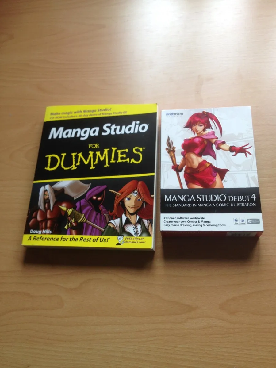 Manga Studio Debut4 plus Manga Studio for Dummies