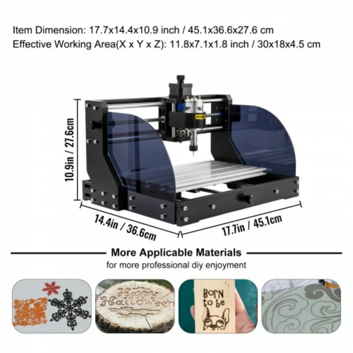 Engraving Machine 300×180×45 mm CNC Router CNC 301 - Image 4