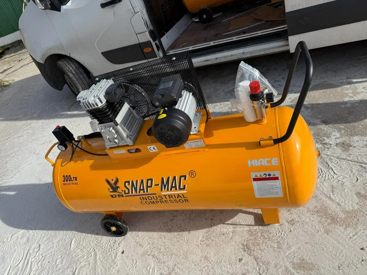 NEW INDUSTRIAL AIR COMPRESSORS 4hp BELT DRIVEN - Image 1