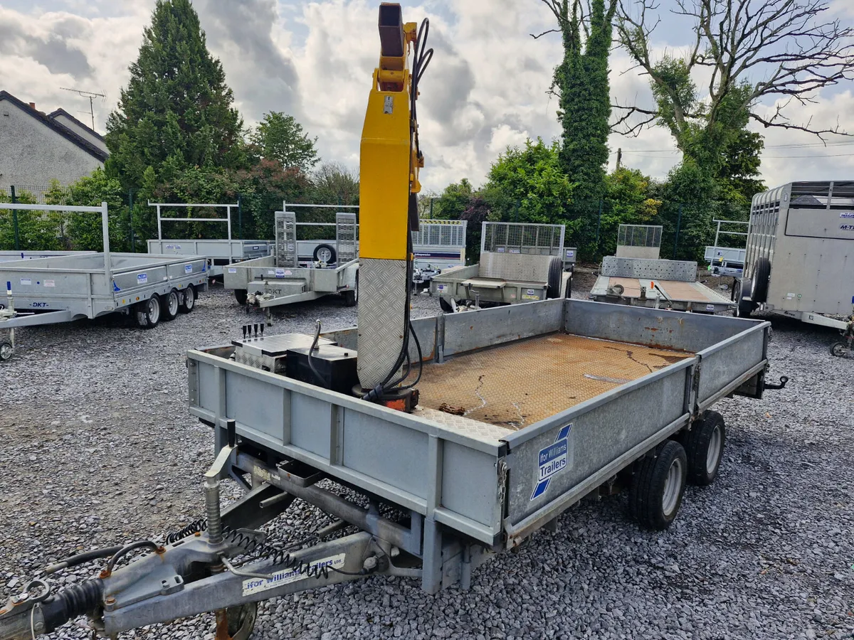 IFOR WILLIAMS    14' x 6'6"  DROPSIDES TRAILER - Image 2