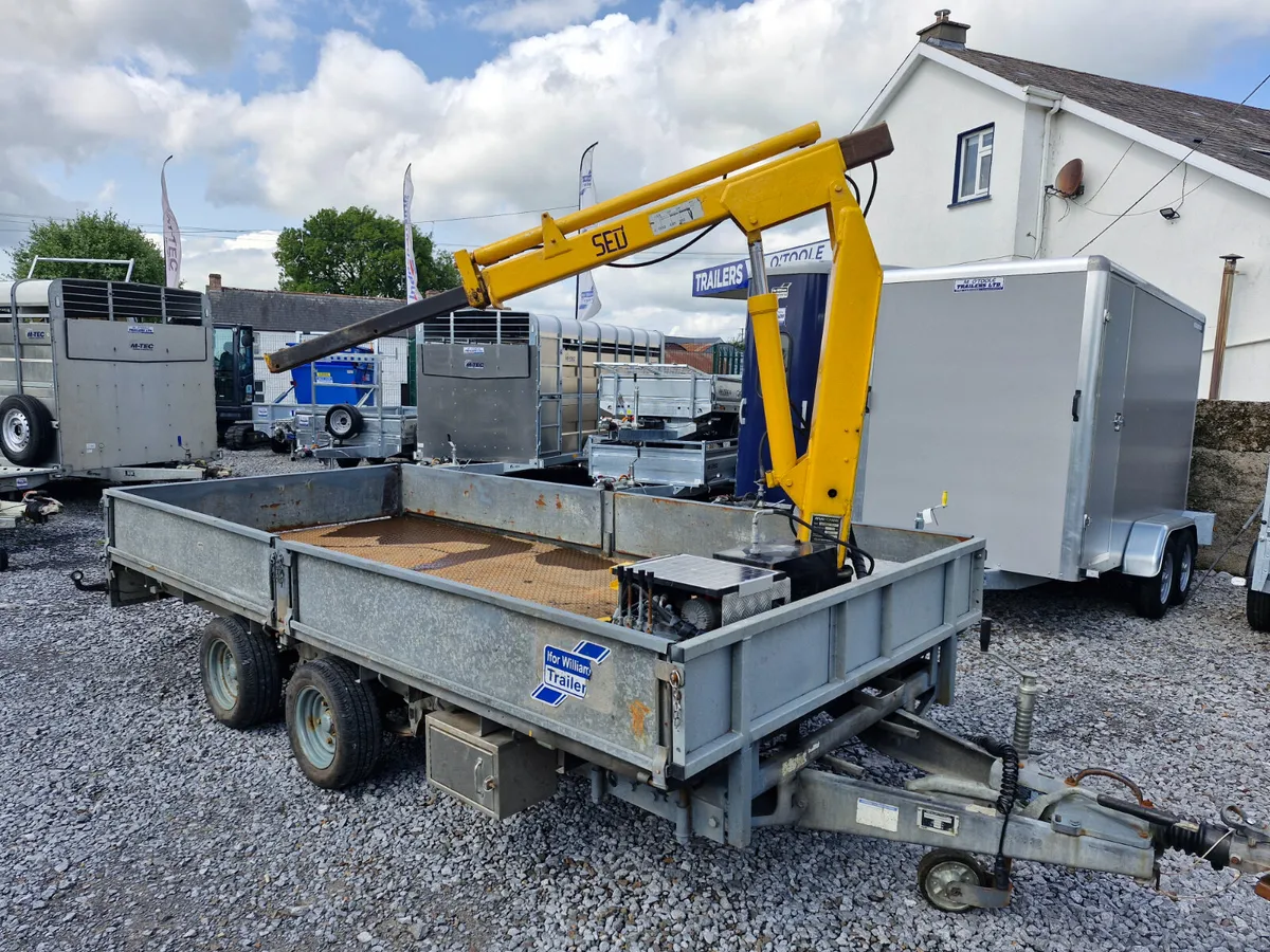 IFOR WILLIAMS    14' x 6'6"  DROPSIDES TRAILER - Image 1