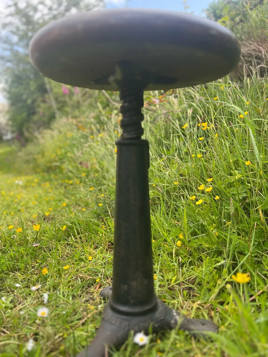 Antique Singer Stool - Image 4