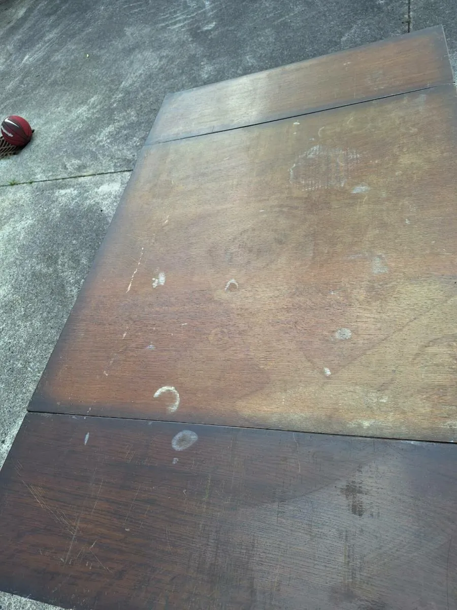 Antique drawer leaf table - Image 3