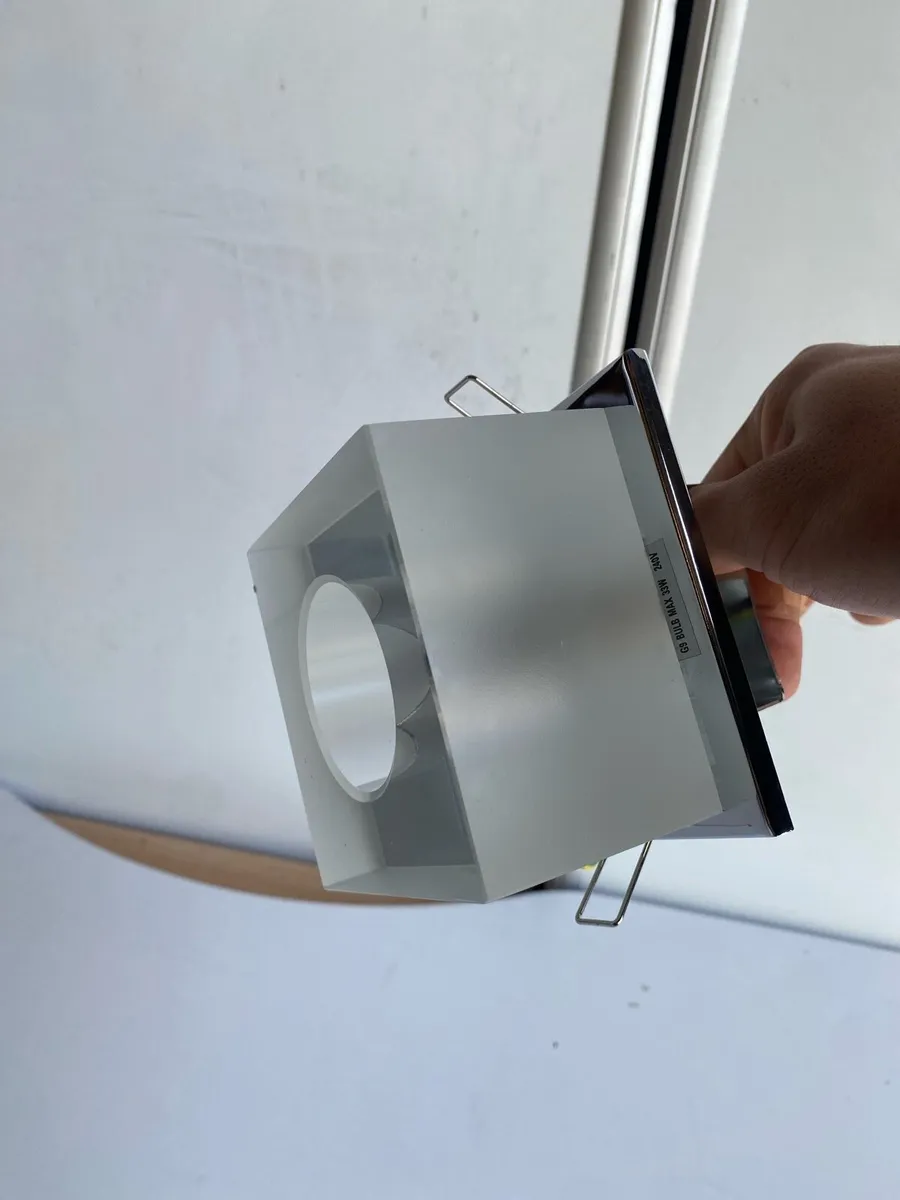 Chrome Finish Frosted Glass Shade – Model 8050R-1C - Image 2