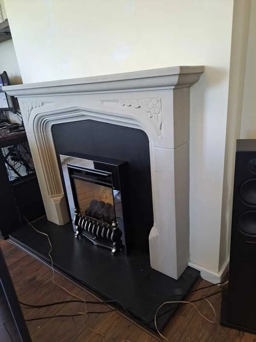 Gas Fire and Fire Place - Image 1
