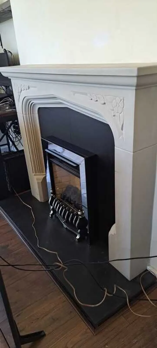 Gas Fire and Fire Place - Image 2