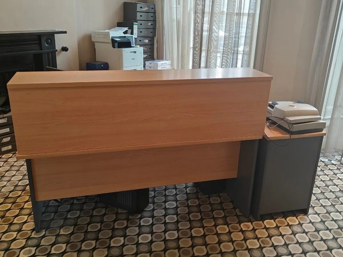 Reception/Office Desk & Stationary - Image 2