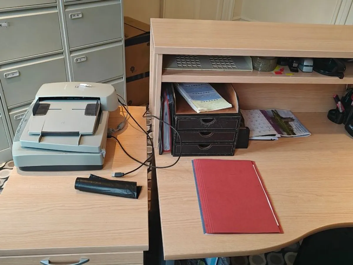 Reception/Office Desk & Stationary - Image 4