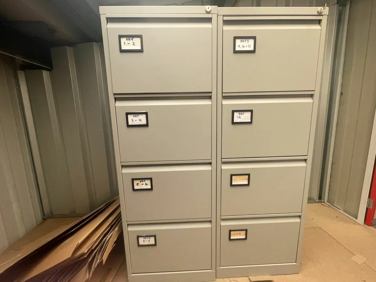 6x filing cabinets - Image 2