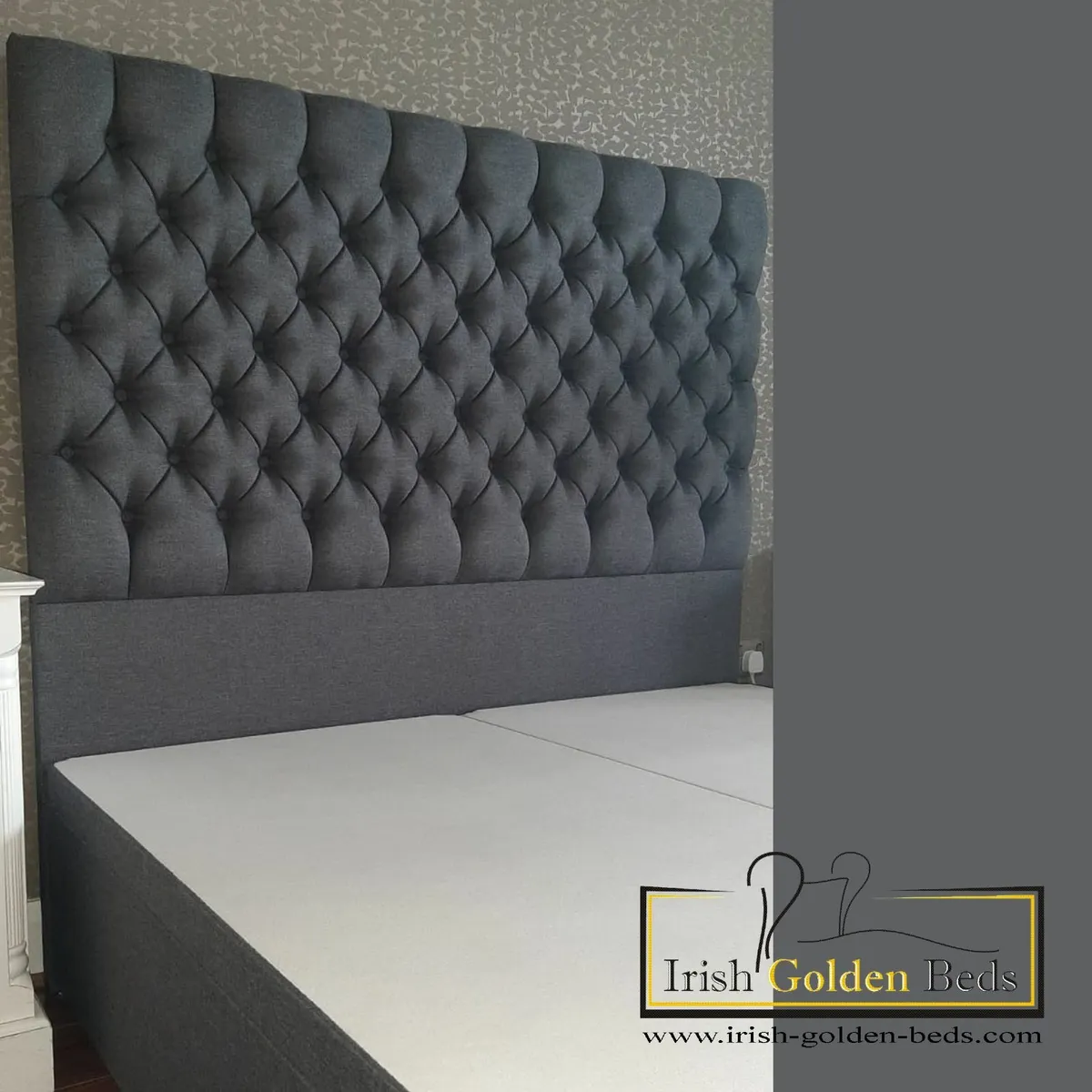 bed frame and headboard, free delivery - Image 1