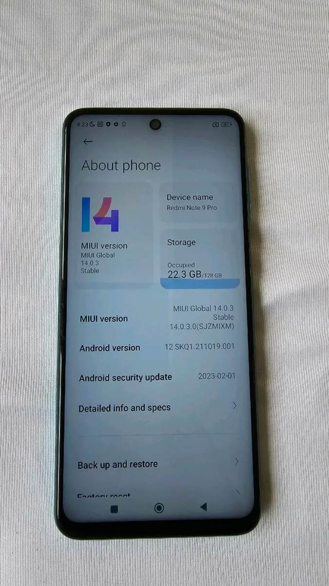 Xiaomi Redmi note 9 pro phone - Image 2