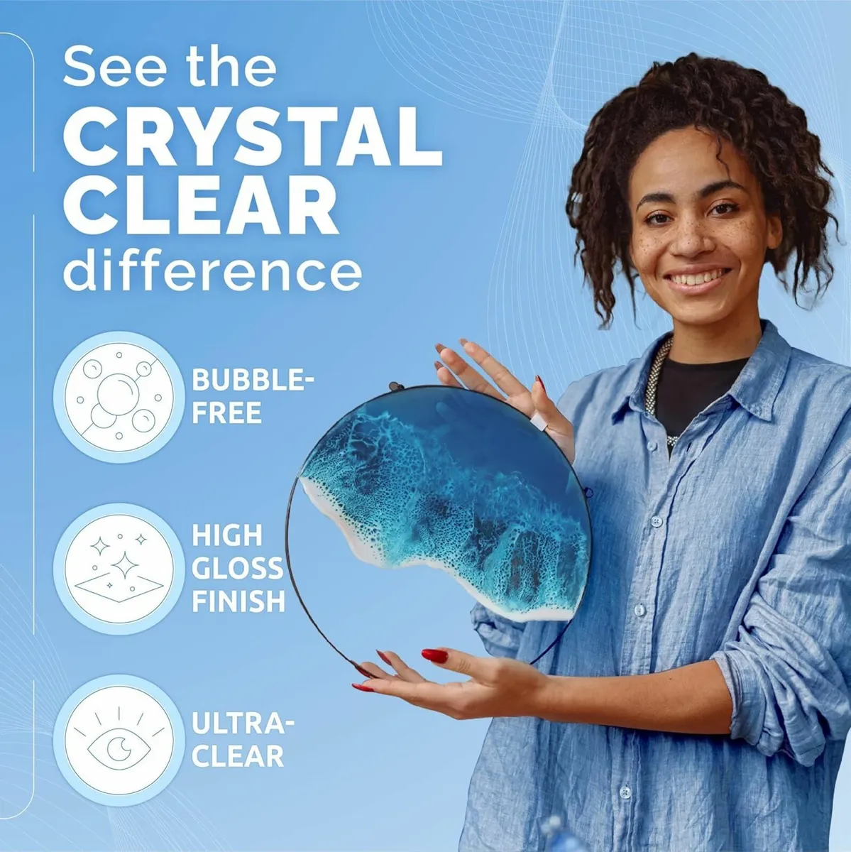 CRAFT RESIN 8L Crystal Clear Epoxy Resin Kit - Image 2