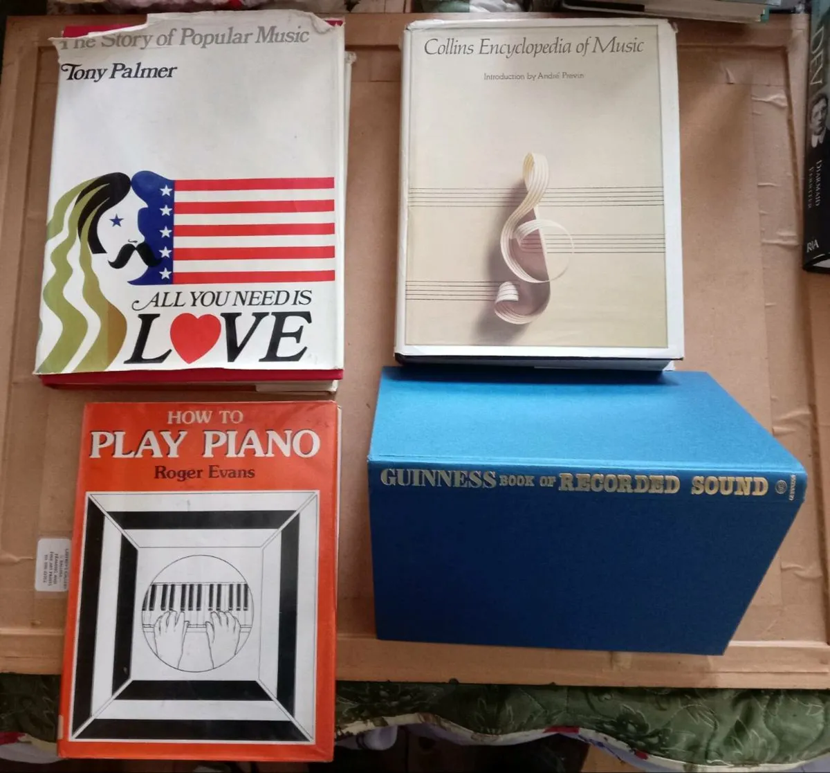 Four Vintage Music Books