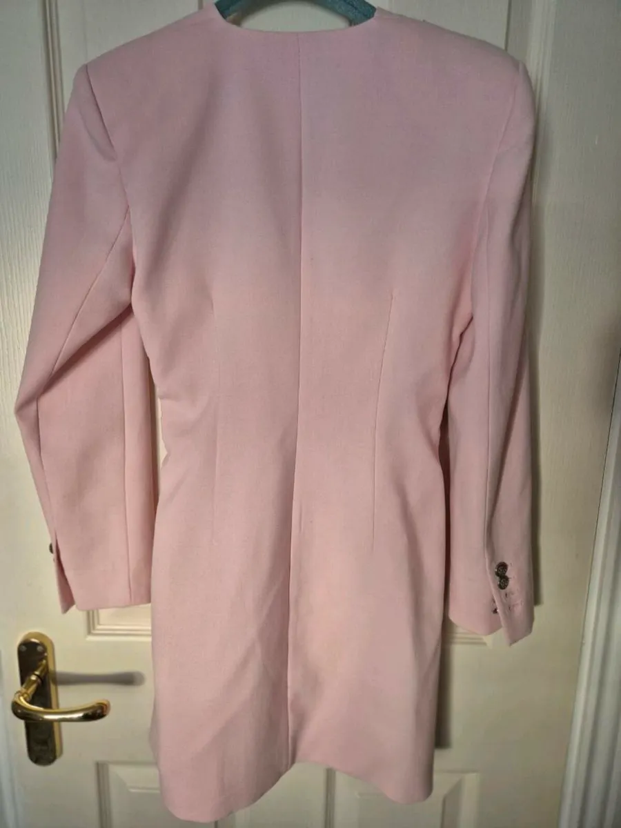 Peal pink long sleeve dress ZARA - Image 4