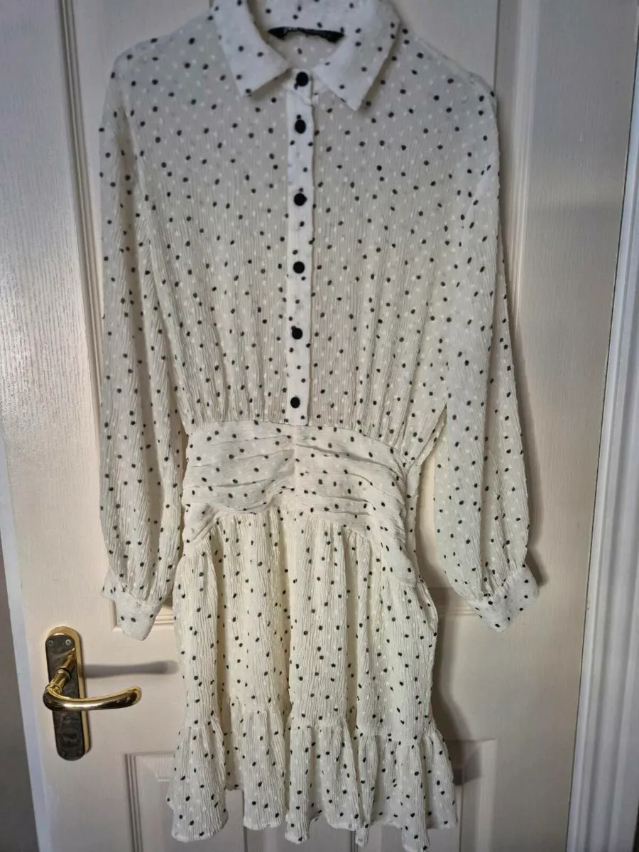 Zara polkadot dress - Image 1
