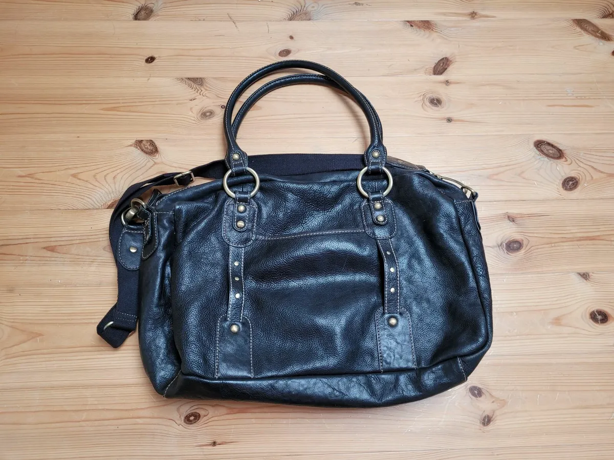 Storksak Leather Nappy Bag - Image 4
