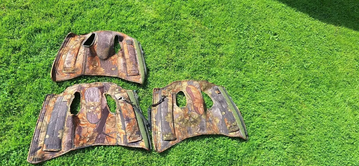 Neoprene Dog Vests with side buoyancy aids - Image 1