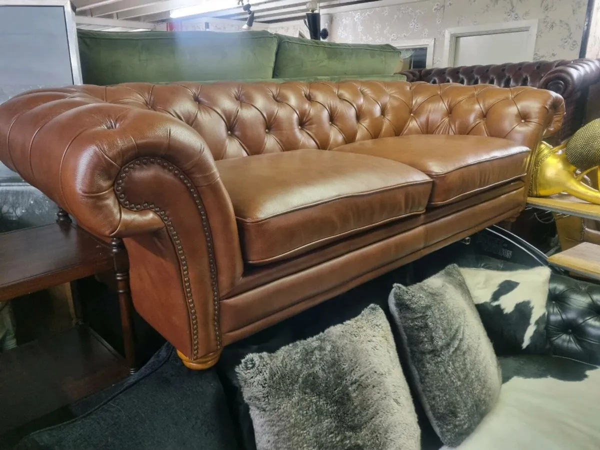 Leather Chesterfield