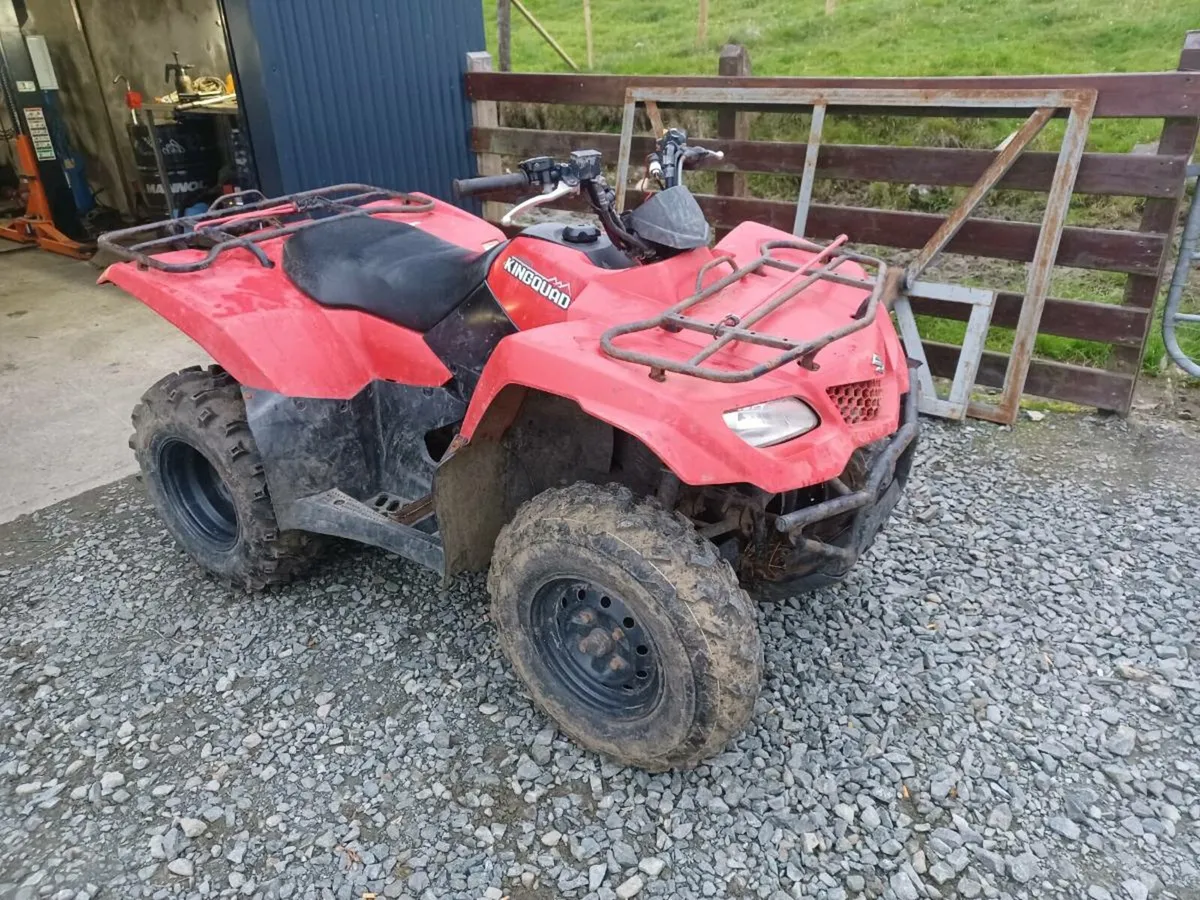 2012 Suzuki Kingquad 400 4x4 Manual - Image 1