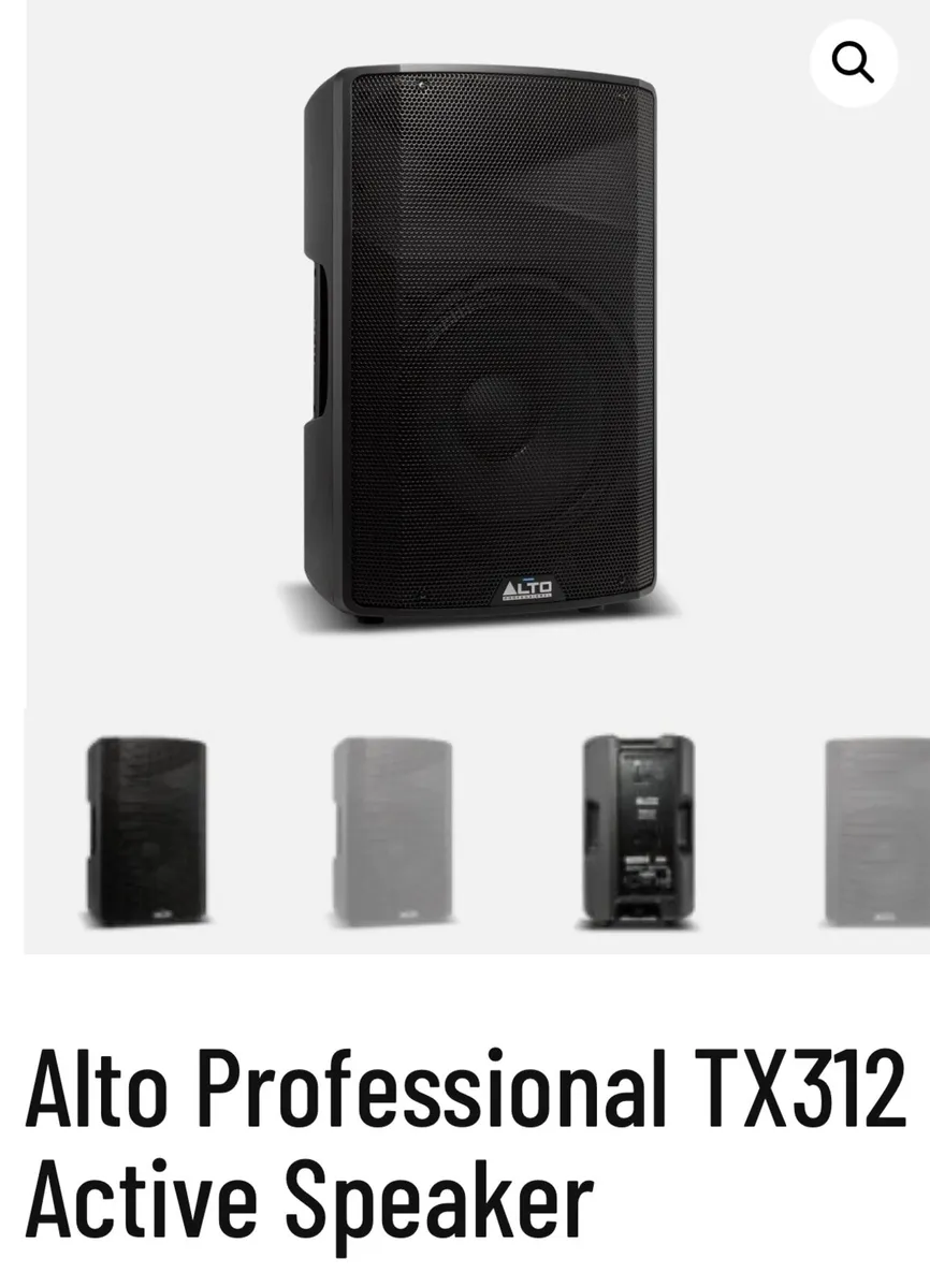 PA System- 2x Active Speakers and Stands - Image 3