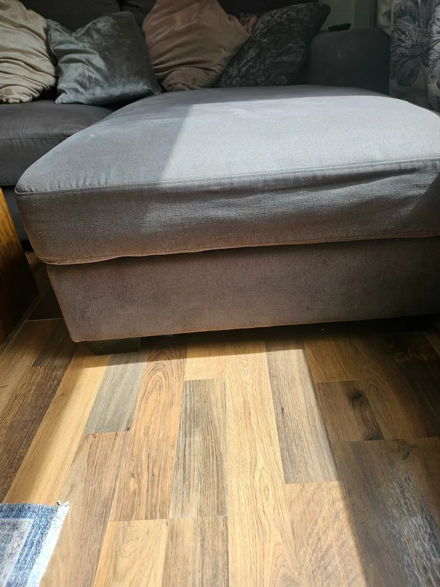 FREE Three seater grey sofa with chaise - Image 2