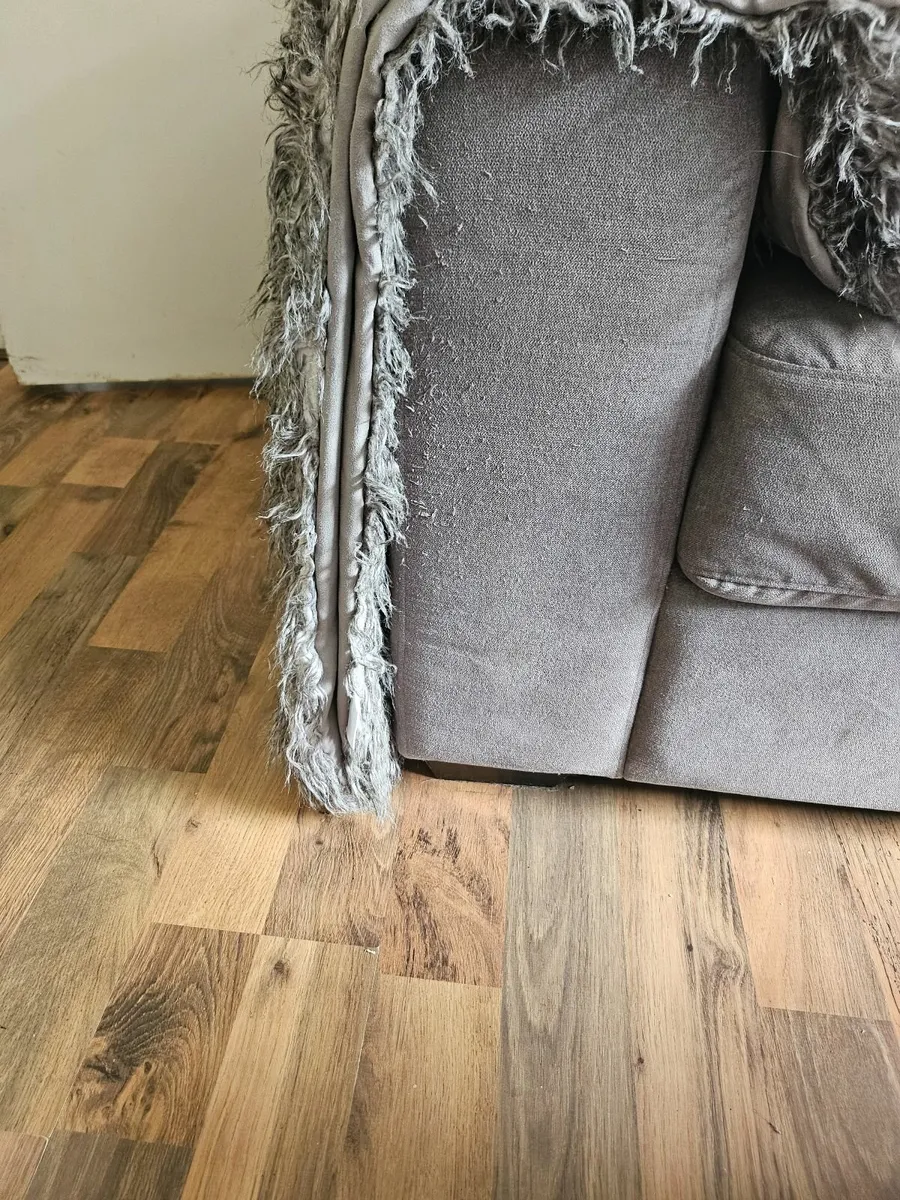 FREE Three seater grey sofa with chaise - Image 3