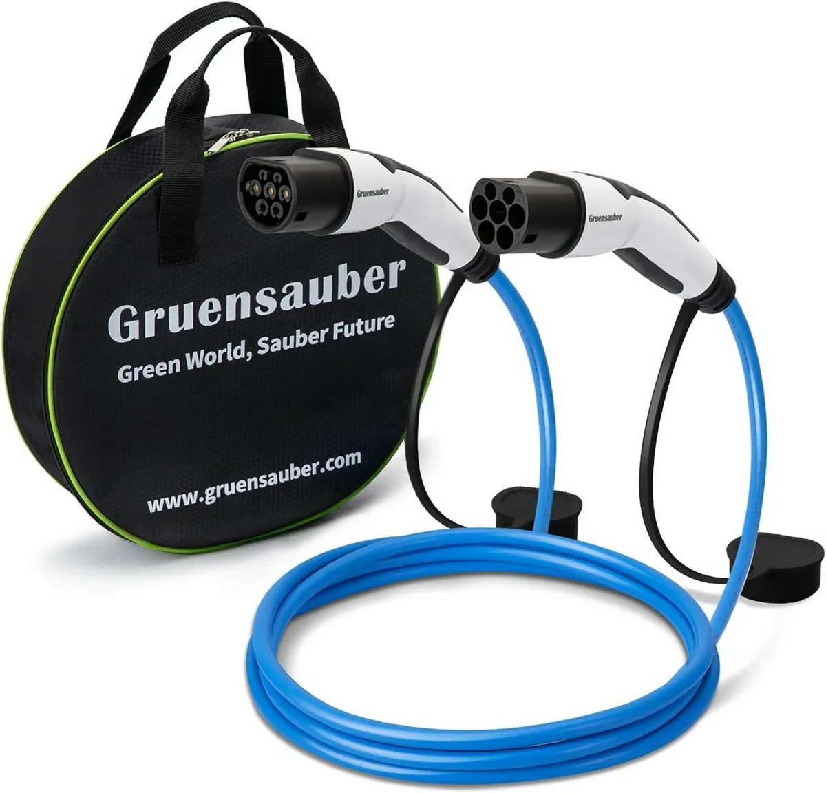 Type 2 to Type 2 EV charging cable, 32 Amp 7.2kw - Image 1