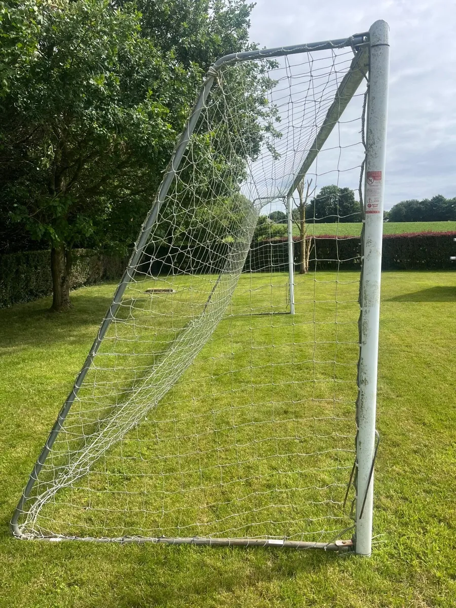 Freestanding Full Size Soccer Goal Post - Image 2