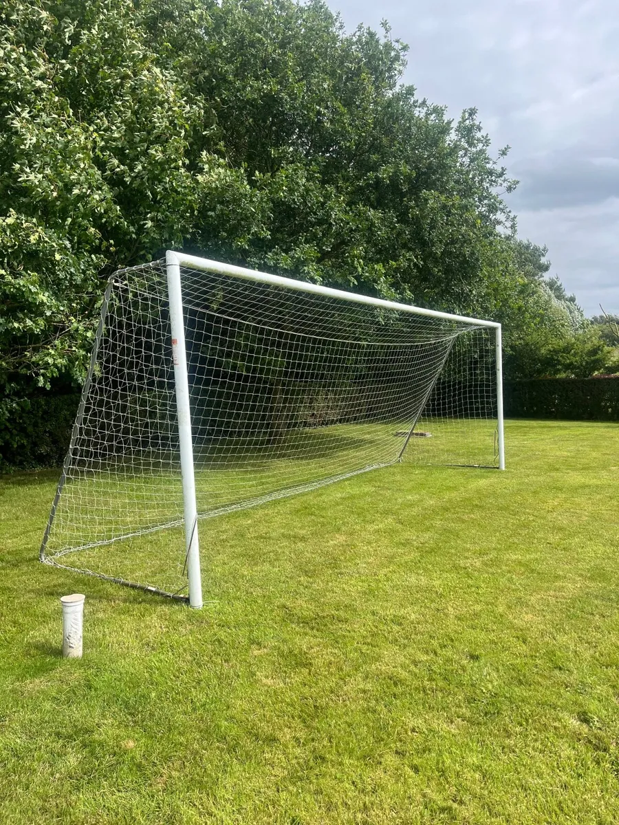 Freestanding Full Size Soccer Goal Post - Image 1