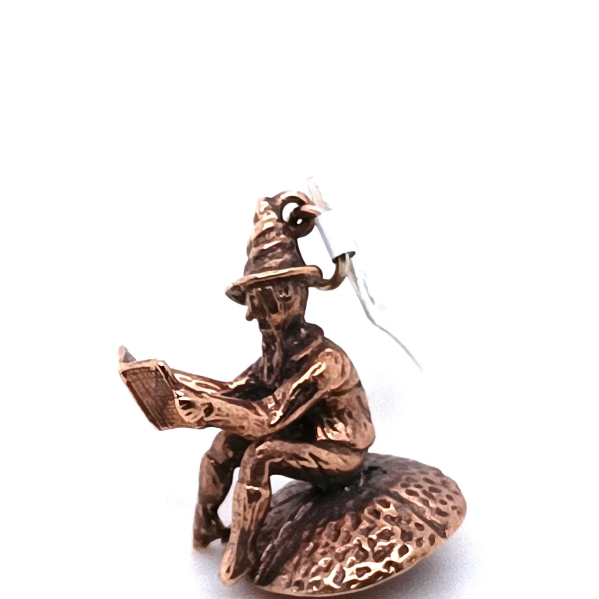 Reading Gnome Pendant/Charm 9k Rose Gold - Image 3