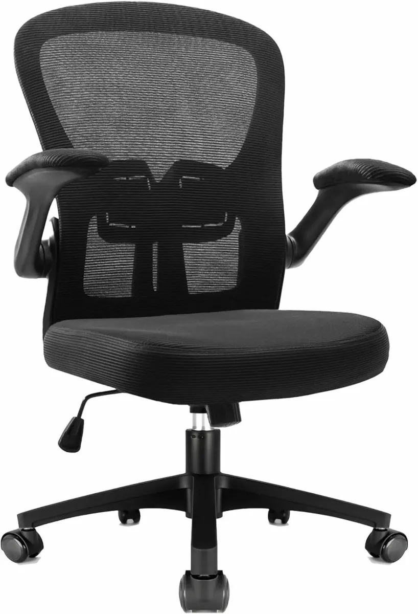 Office Chair Ergonomic Desk 90° Flip-up Armrests - Image 1
