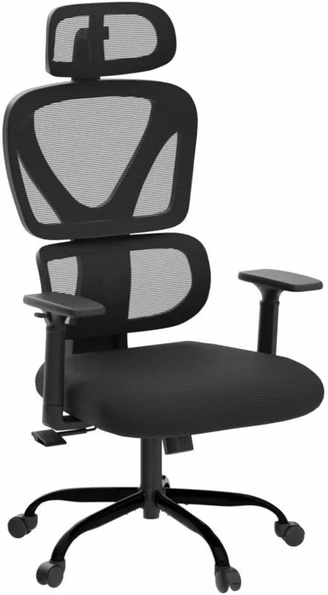 Office Chair Ergonomic Desk Chair Black 3D Armrest - Image 2
