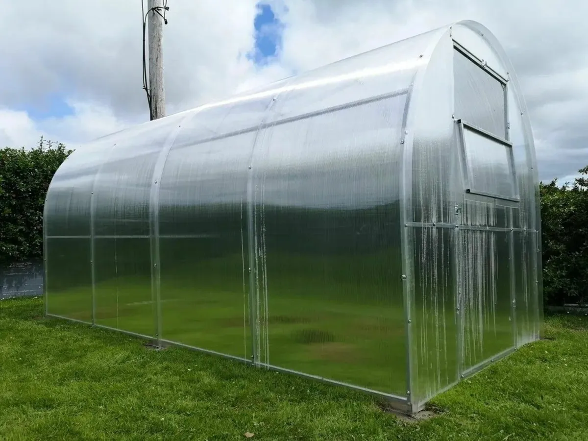 AG COMPACT Polycarbonate Greenhouse/Polytunnel - Image 1