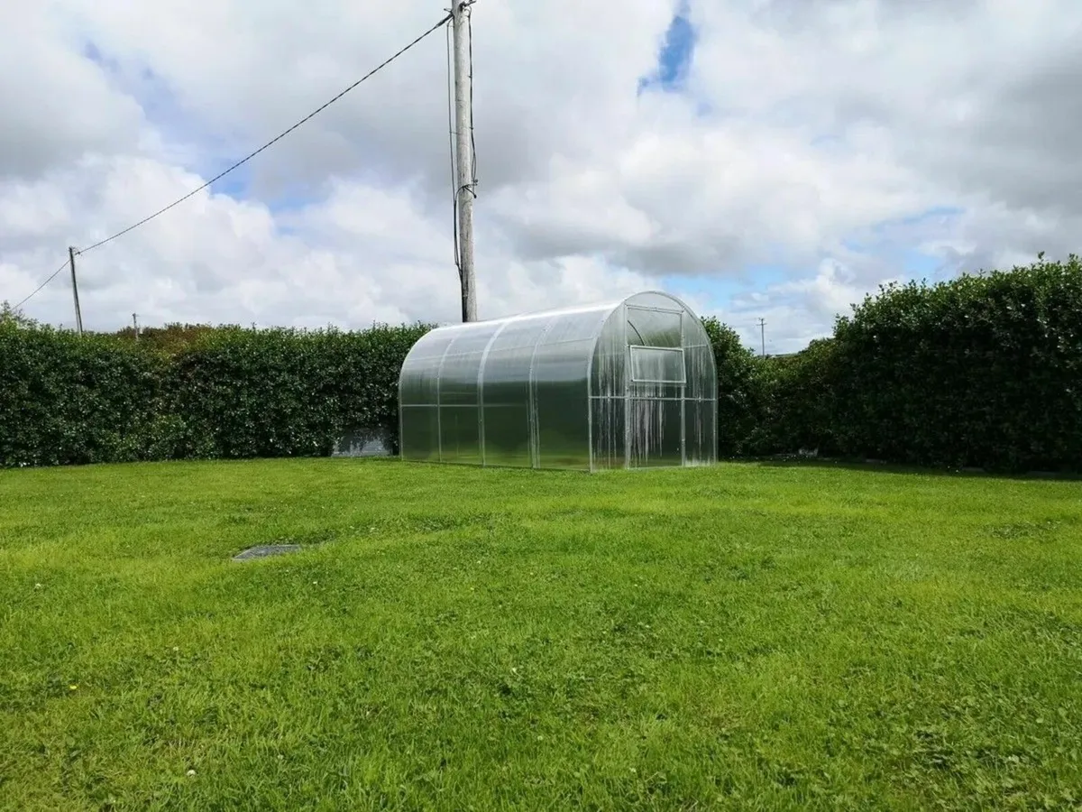 AG COMPACT Polycarbonate Greenhouse/Polytunnel - Image 2