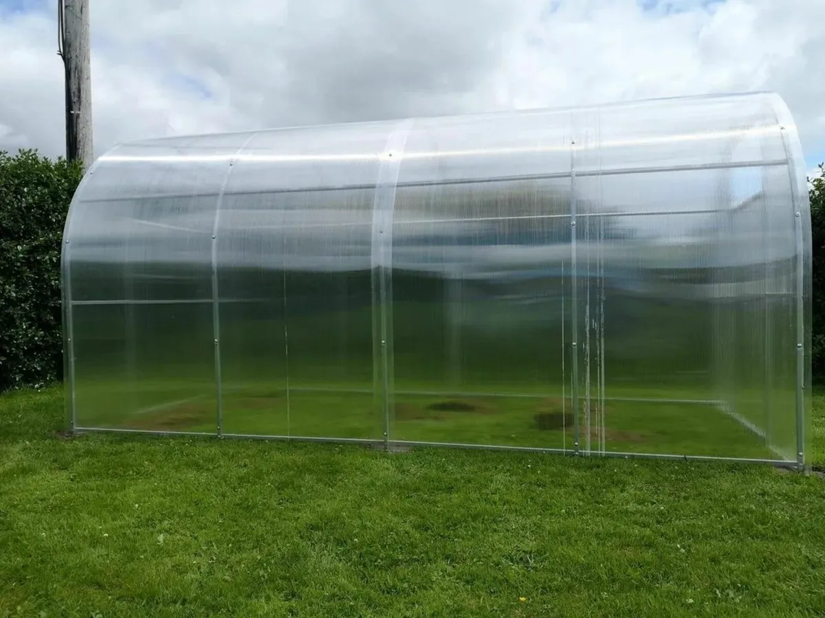 AG COMPACT Polycarbonate Greenhouse/Polytunnel - Image 3