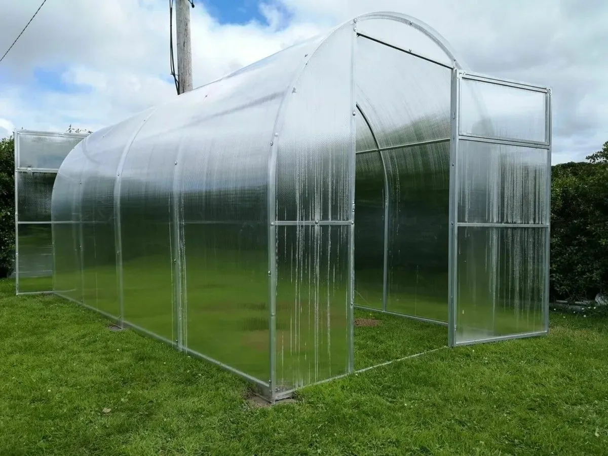 AG COMPACT Polycarbonate Greenhouse/Polytunnel - Image 4