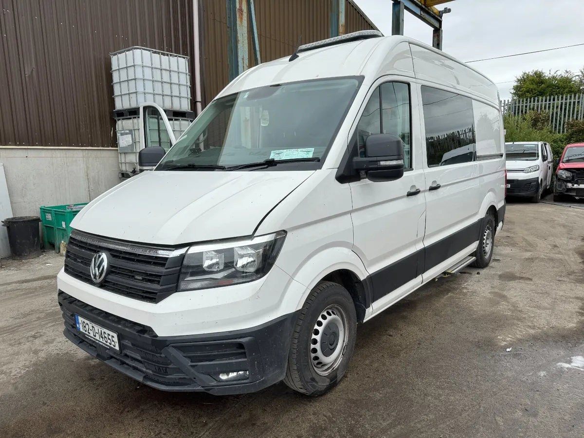 UNRESERVED 2018 VOLKSWAGEN CRAFTER MWB VAN - Image 1