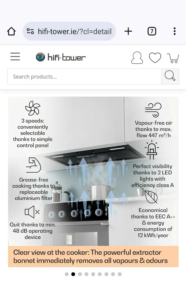 Camila Cooker Extractor Hood - Image 2