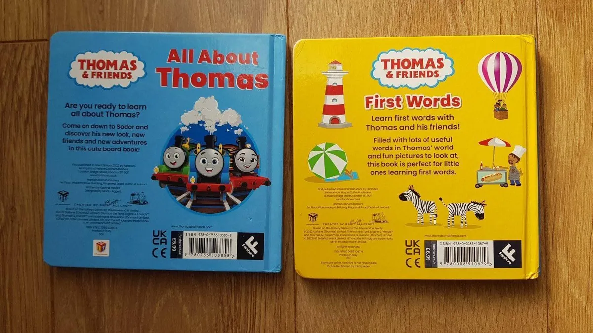 Thomas & friends  books + train toy - Image 2