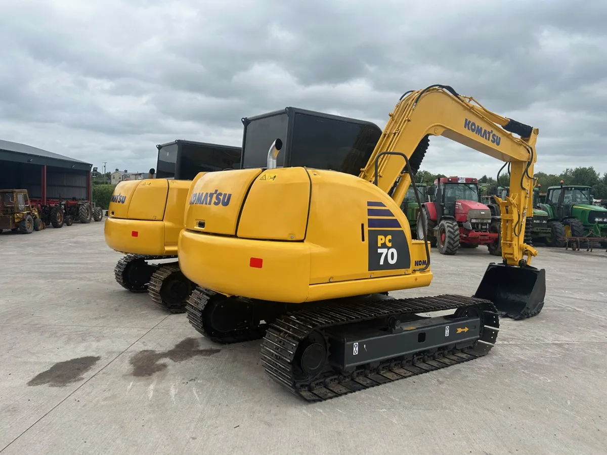 x2 Komatsu PC 70-8  Year 22 & 23 - Image 3