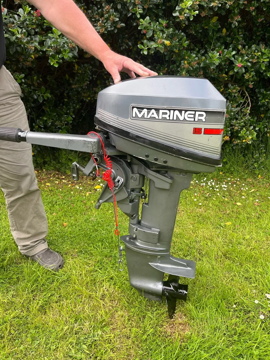 Mariner 15hp 2 Stroke Outboard Engine - Image 2