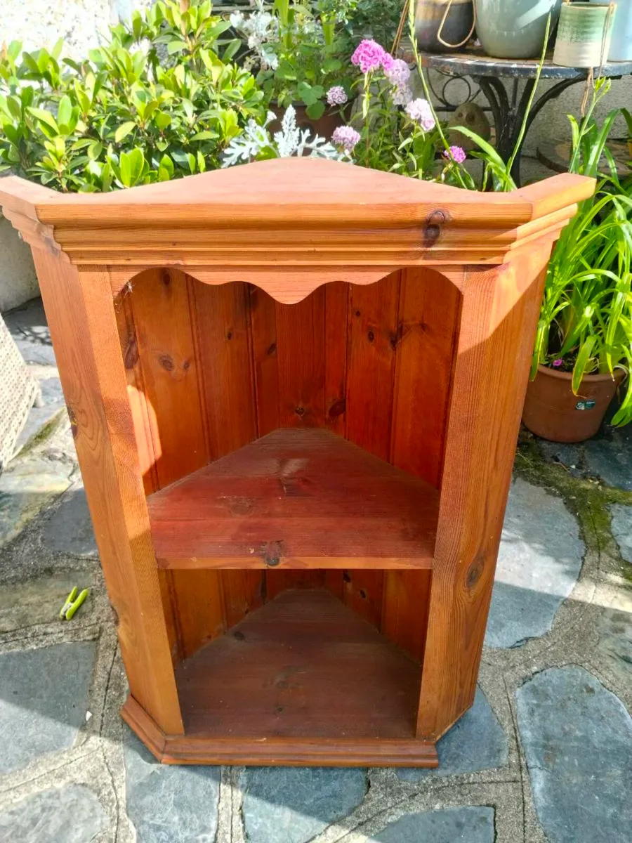 Corner wall unit. Solid wood - Image 2