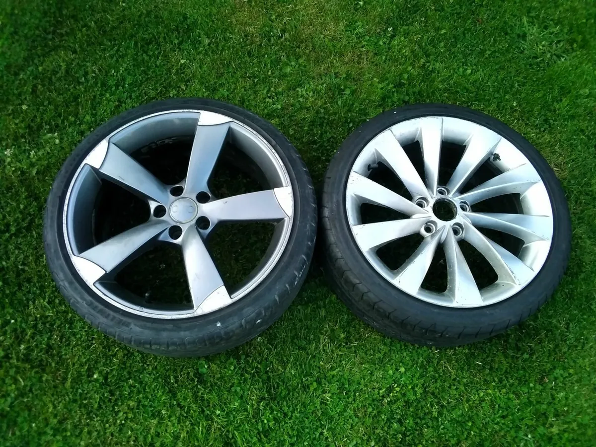 19" TTRS  + 18"  Scirocco alloy spares 5x112 - Image 1