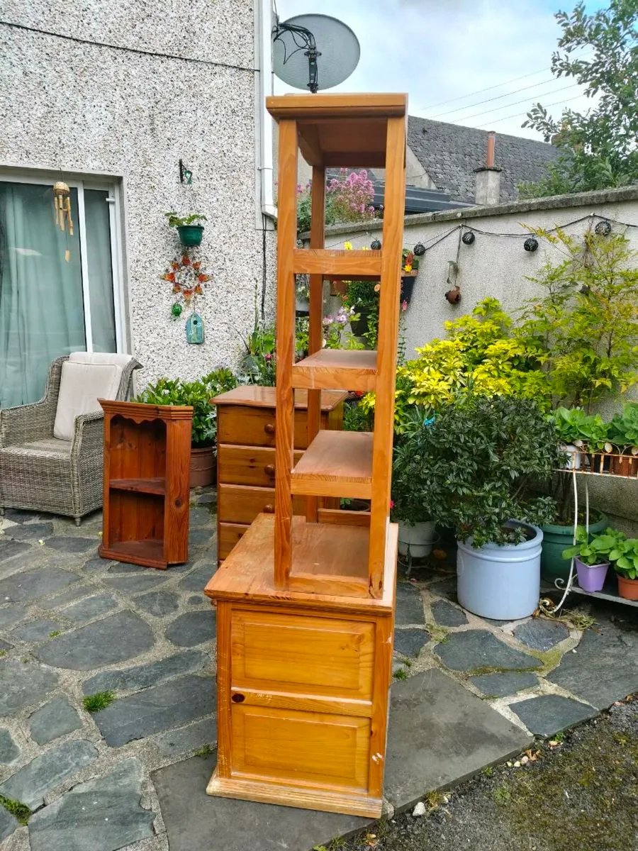 Display cabinet, solid pine. - Image 2