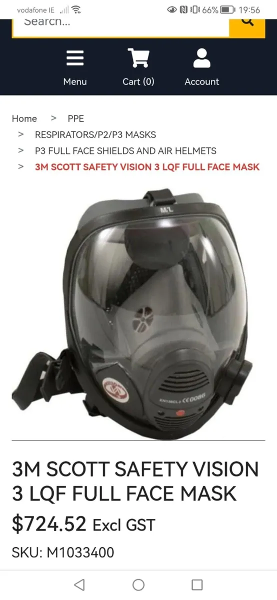 3M Scott safety vision face mask - Image 4
